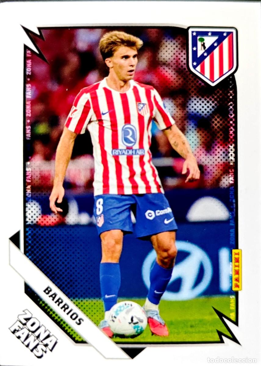 Figurine di Calcio: 36 Pablo Barrios - Atletico de Madrid - ZONA FANS - PANINI CLUB 2026