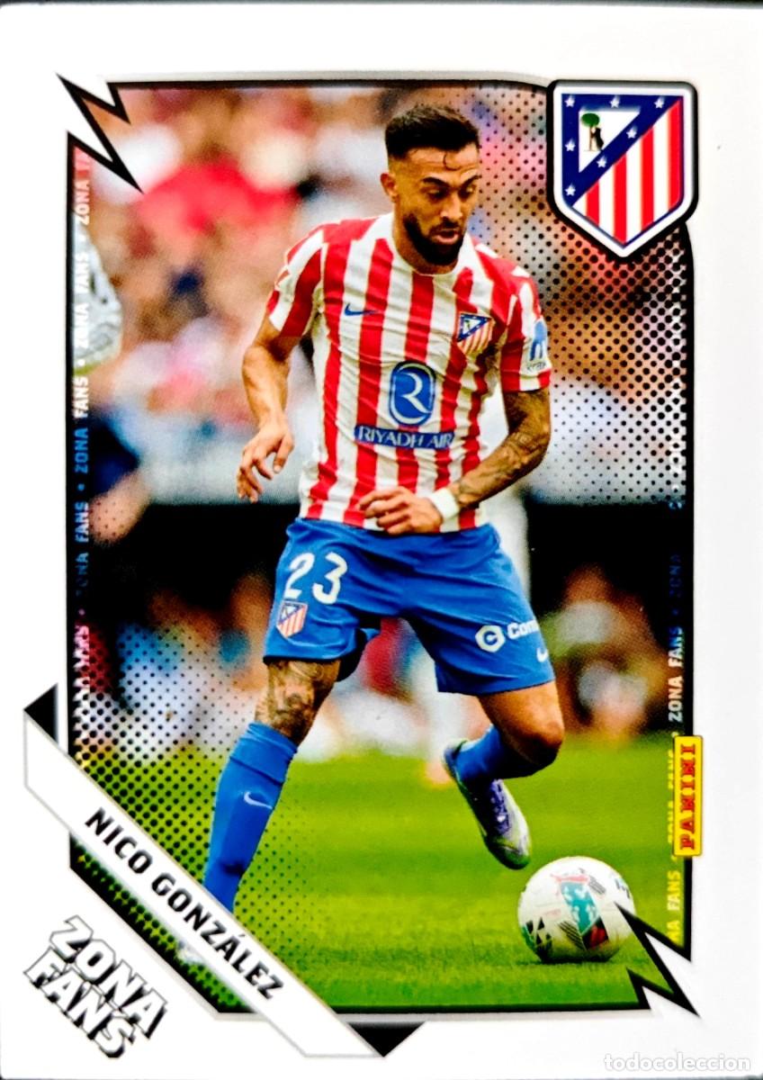 Figurine di Calcio: 40 Nico Gonzalez - Atletico de Madrid - ZONA FANS - PANINI CLUB 2026
