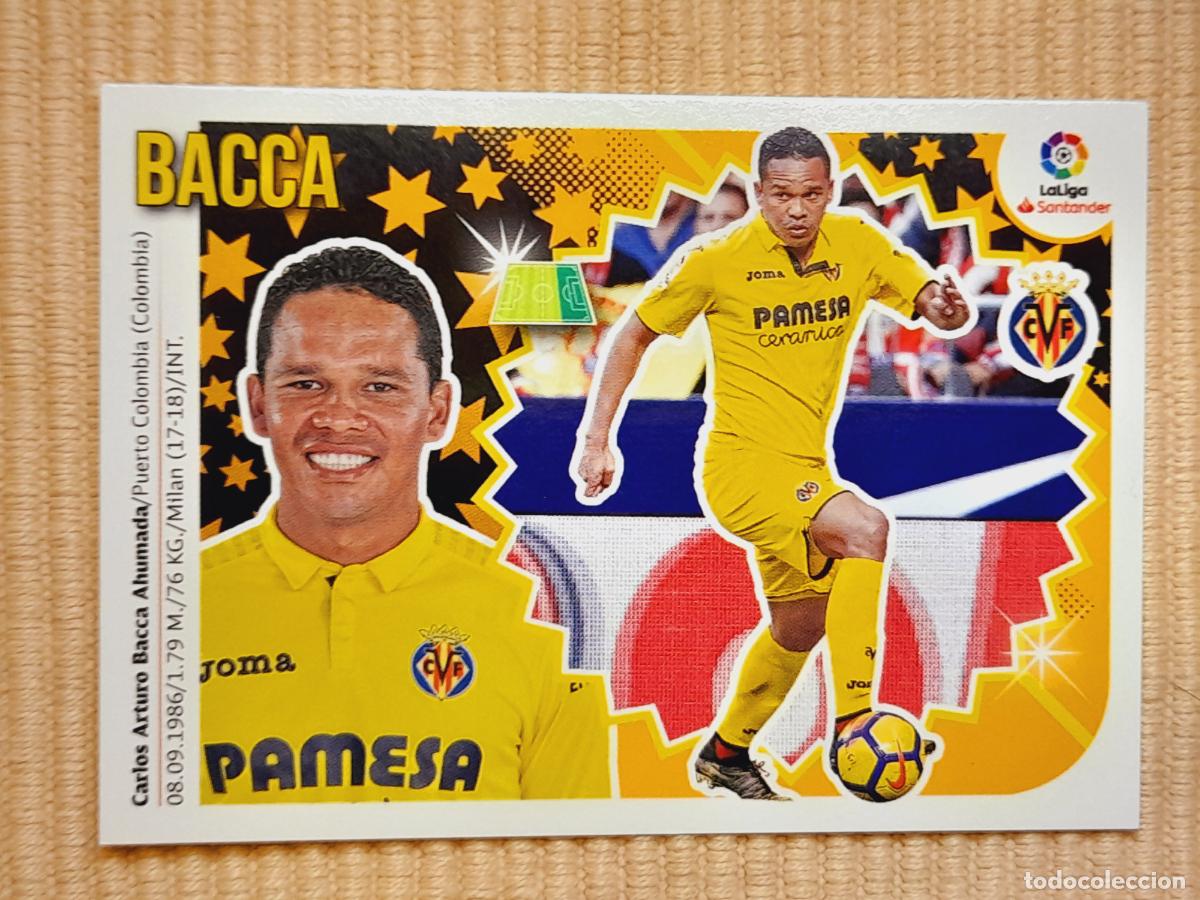 Cromos de F&uacute;tbol: CROMO 14 BIS BACCA (COLOCA) VILLARREAL CF LIGA 18-19 (2018 2019) ALBUM ESTE