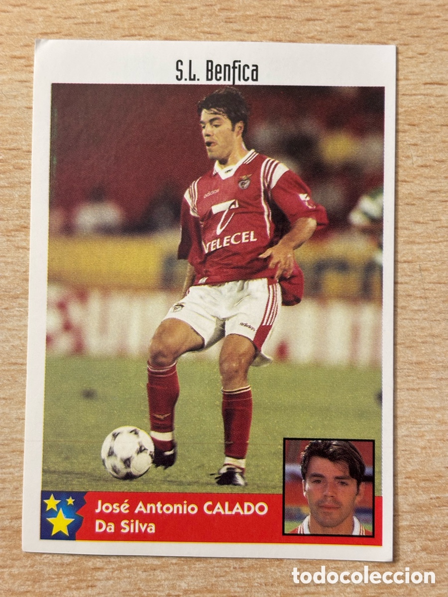 Cromos de F&uacute;tbol: # 55 Calado Benfica Portugal Mejores Equipos de Europa 97-98 Panini