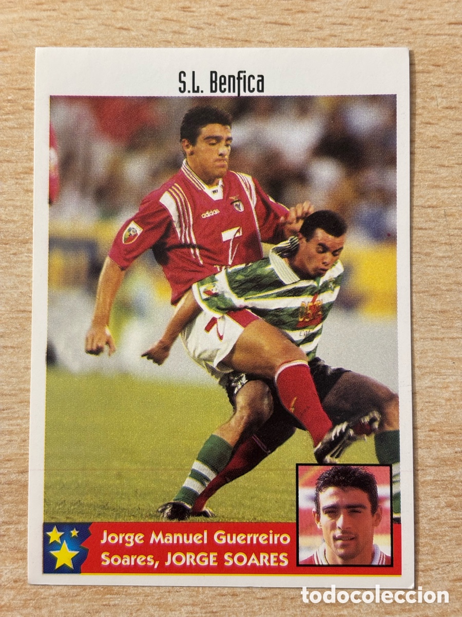 Cromos de F&uacute;tbol: # 53 Jorge Soares Benfica Portugal Mejores Equipos de Europa 97-98 Panini