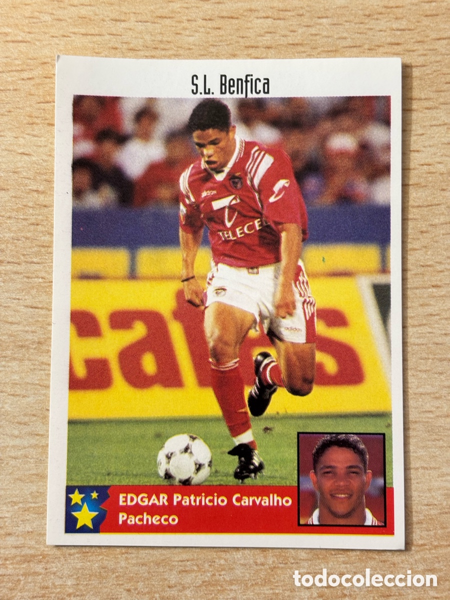 Cromos de F&uacute;tbol: # 50 Edgar Benfica Portugal Mejores Equipos de Europa 97-98 Panini