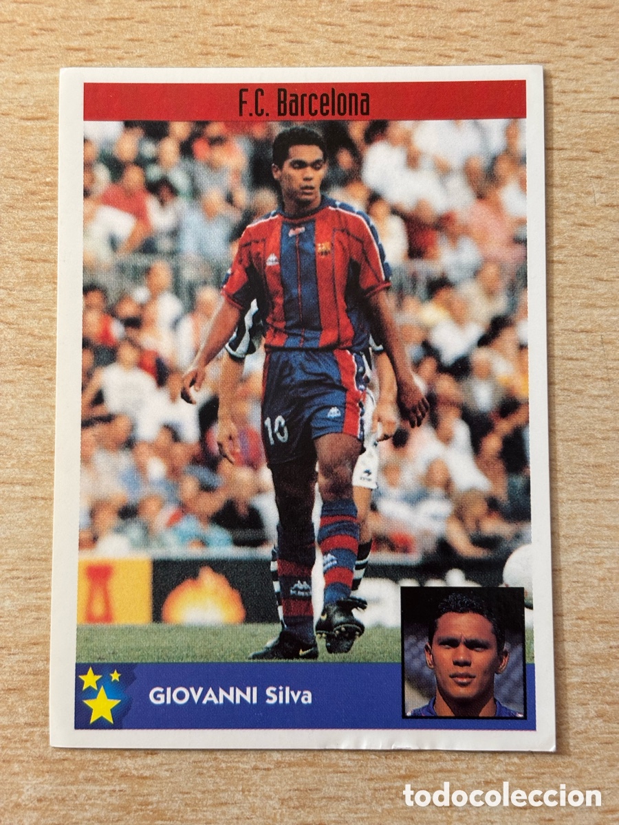 Cromos de F&uacute;tbol: # 32 Giovanni Brasil FC Barcelona Mejores Equipos de Europa 97-98 Panini