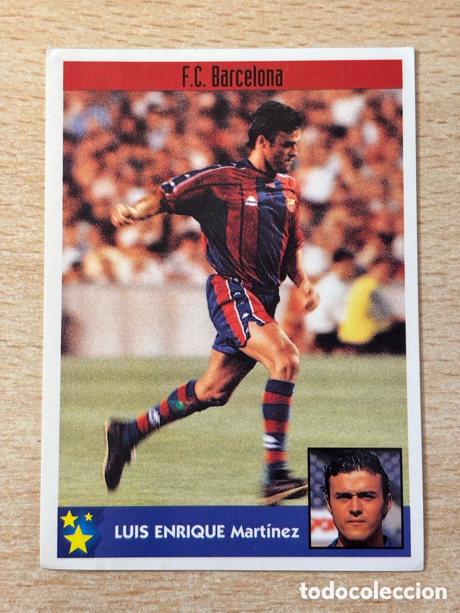 Cromos de F&uacute;tbol: # 30 Luis Enrique FC Barcelona Mejores Equipos de Europa 97-98 Panini