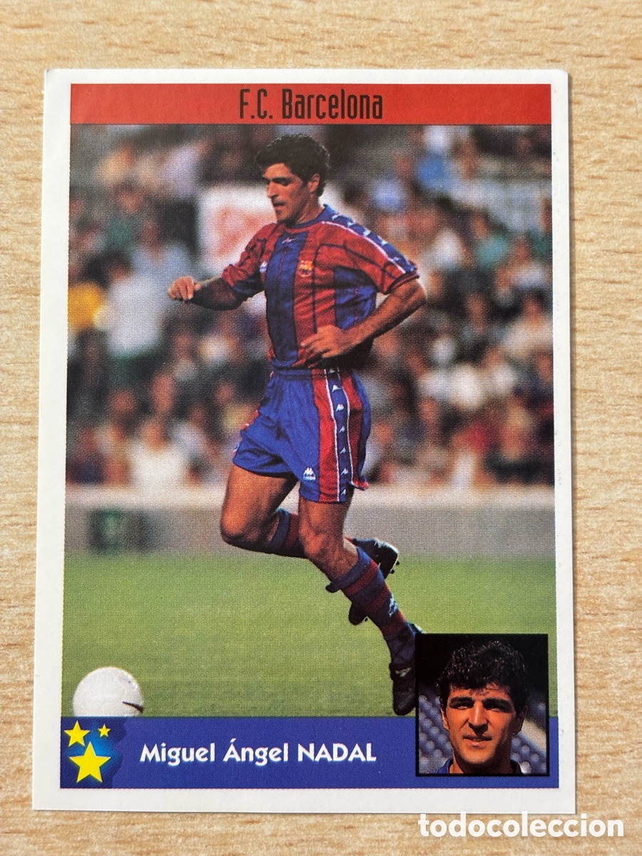 Cromos de F&uacute;tbol: # 27 Nadal FC Barcelona Mejores Equipos de Europa 97-98 Panini