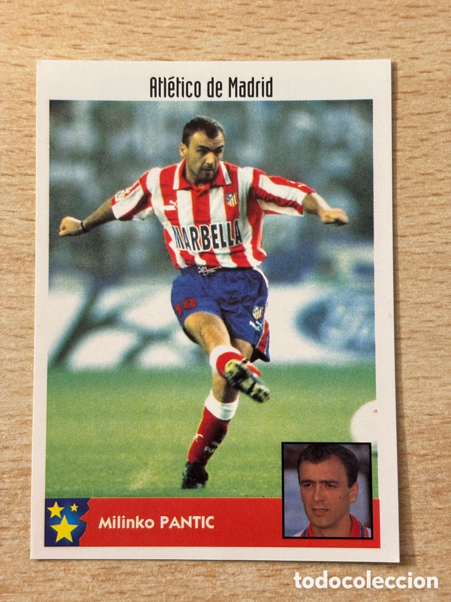 Cromos de F&uacute;tbol: # 20 Pantic Yugoslavia Atletico de Madrid Mejores Equipos de Europa 97-98 Panini