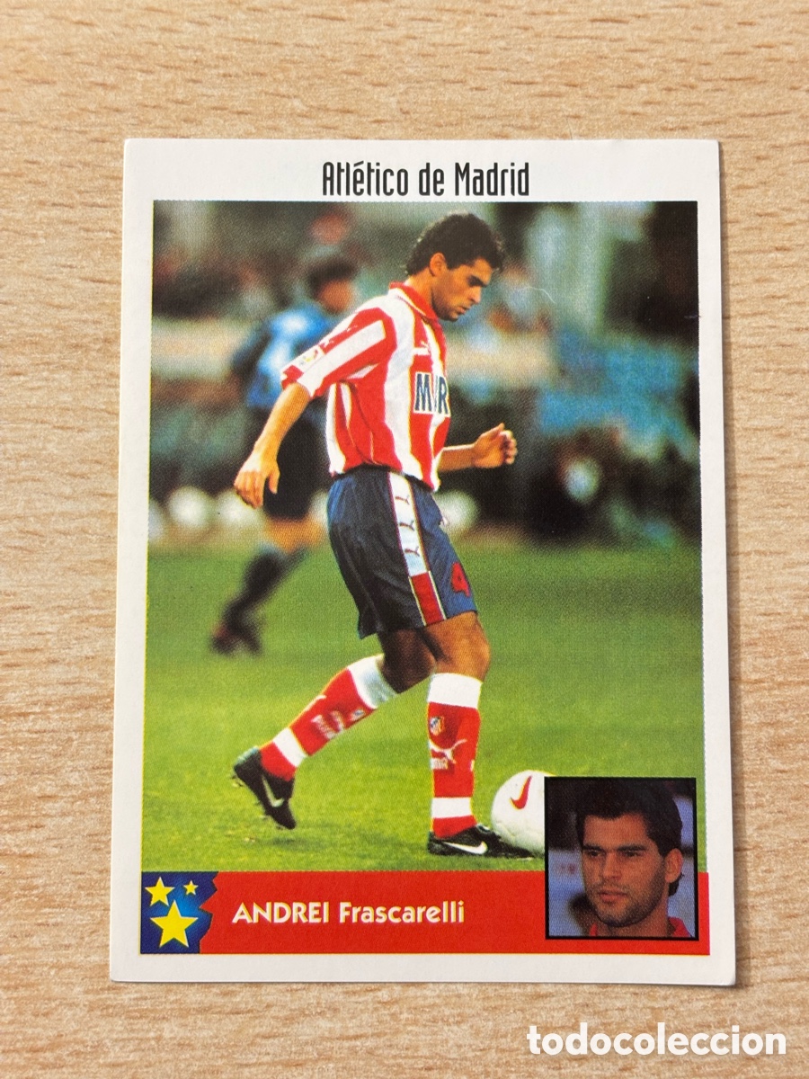 Cromos de F&uacute;tbol: # 16 Andrei Brasil Atl&eacute;tico de Madrid Mejores Equipos de Europa 97-98 Panini