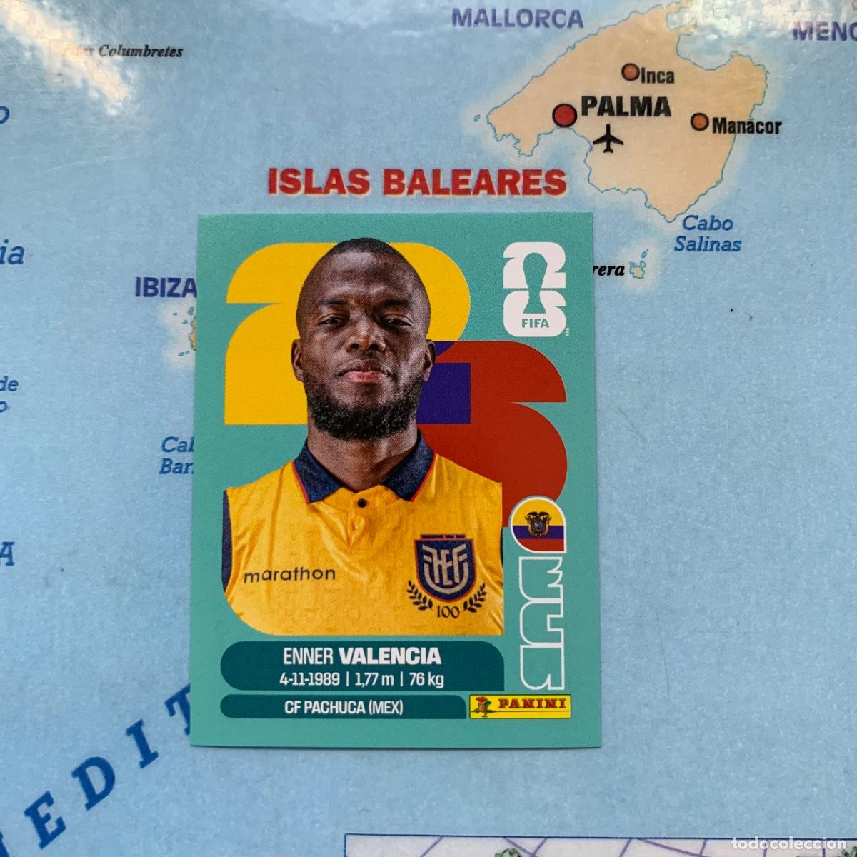Cromos de F&uacute;tbol: Ecuador n&uacute;mero 20 cromo panini Mundial Fifa World Cup 2026