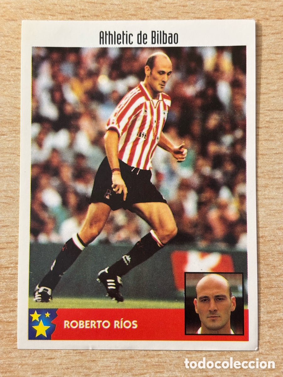 Cromos de F&uacute;tbol: # 4 R&iacute;os Athletic Club de Bilbao Mejores Equipos de Europa 97-98 Panini