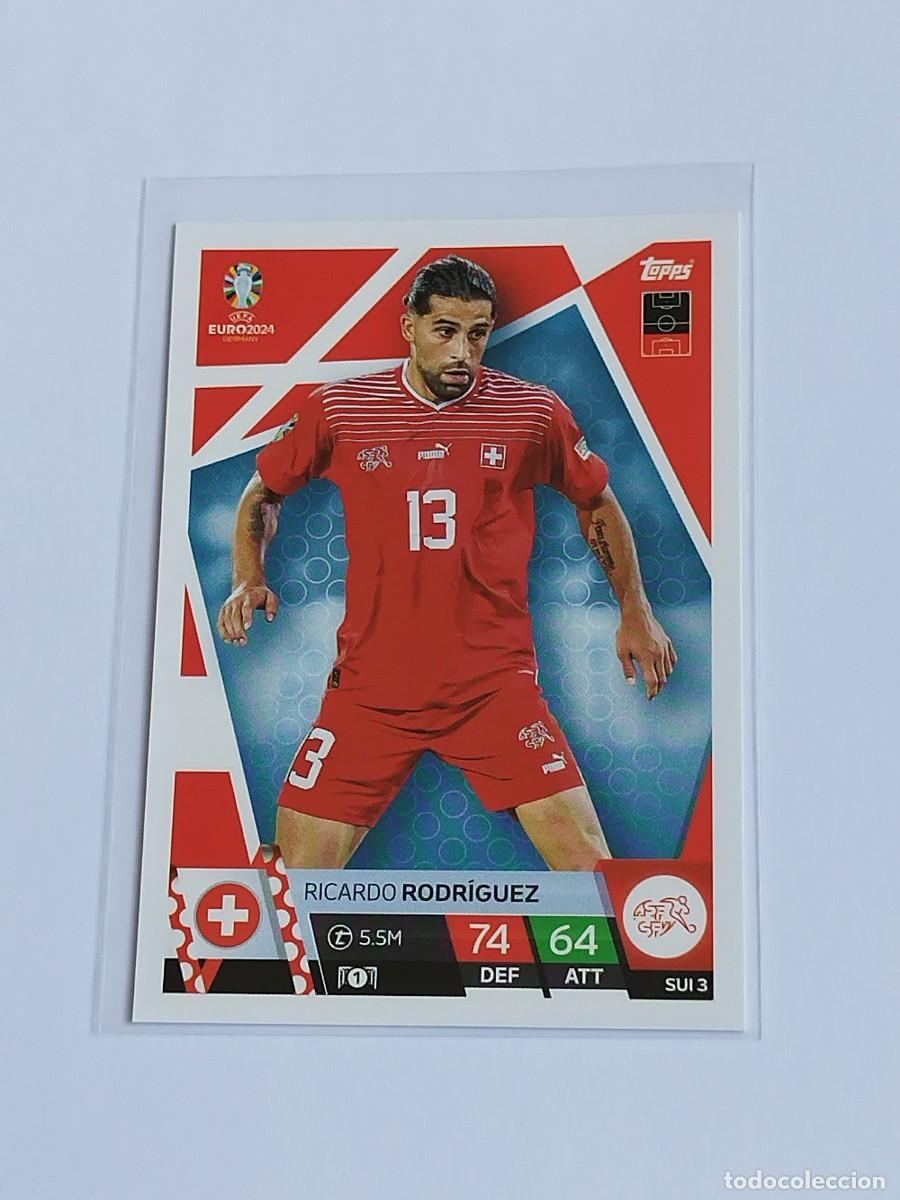 Cromos de F&uacute;tbol: RICARDO RODR&Iacute;GUEZ #SUI 3 SUIZA - TOPPS EUROCOPA 2024 MATCH ATTAX - UEFA EURO GERMANY 24 SUI3