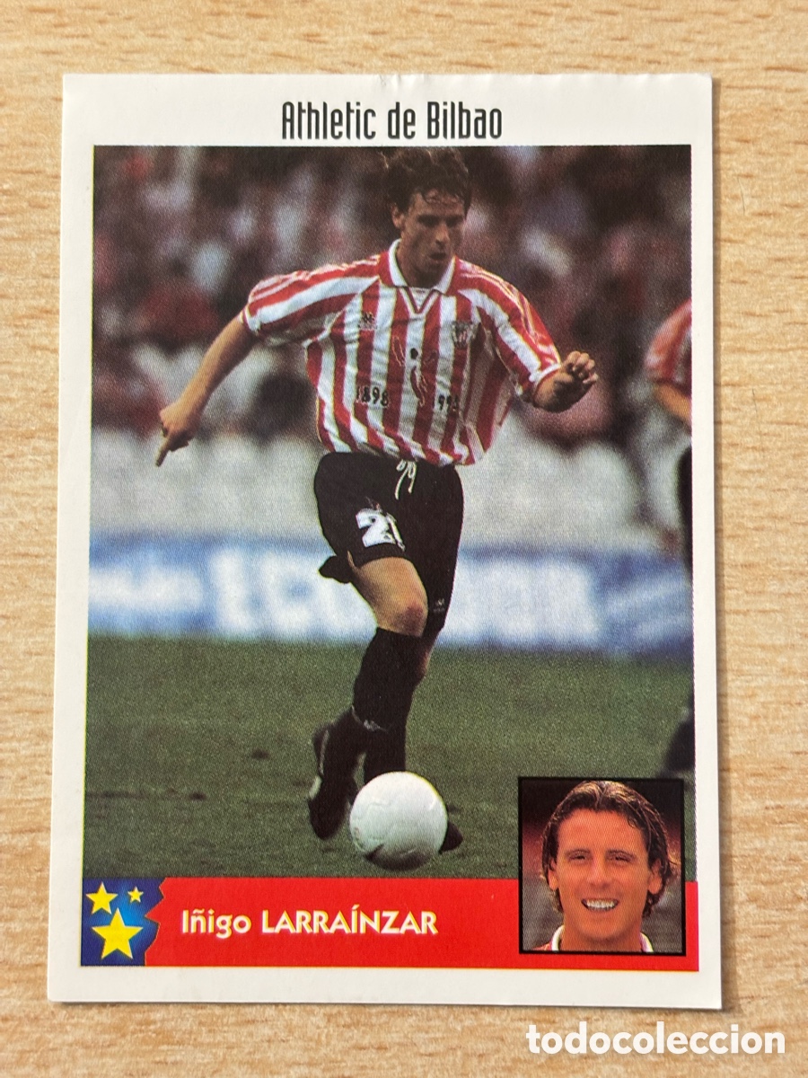 Cromos de F&uacute;tbol: # 2 Larrainzar Athletic Club de Bilbao Mejores Equipos de Europa 97-98 Panini