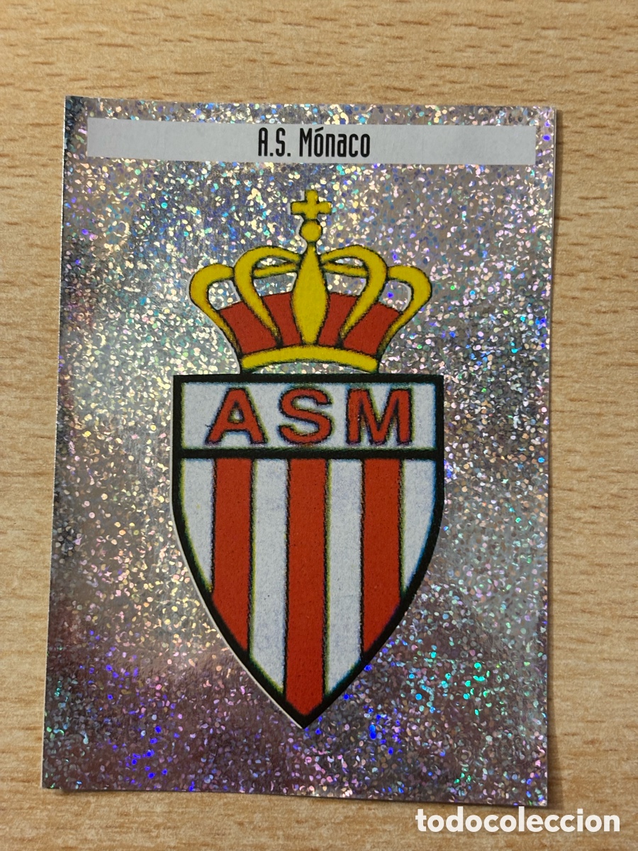 Cromos de F&uacute;tbol: # O Escudo M&oacute;naco Mejores Equipos De Europa 97-98 Panini