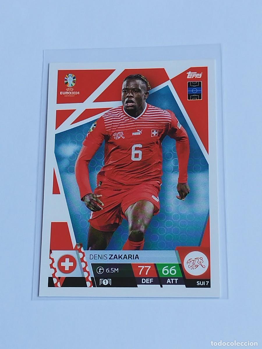 Cromos de F&uacute;tbol: ZAKARIA #SUI 7 SUIZA - TOPPS EUROCOPA 2024 MATCH ATTAX - UEFA EURO GERMANY 24 SUI7