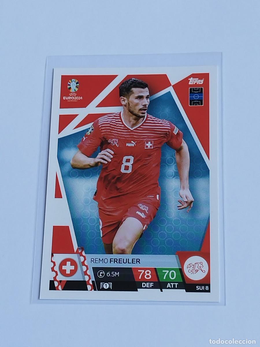 Cromos de F&uacute;tbol: FREULER #SUI 8 SUIZA - TOPPS EUROCOPA 2024 MATCH ATTAX - UEFA EURO GERMANY 24 SUI8