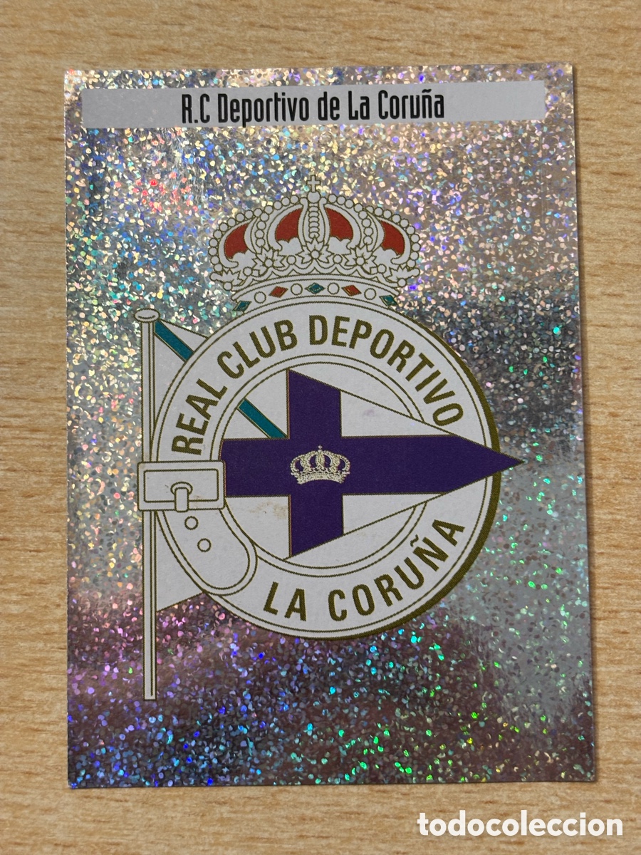 Cromos de F&uacute;tbol: # H Escudo RCD La Coru&ntilde;a Mejores Equipos de Europa 97-98 Panini