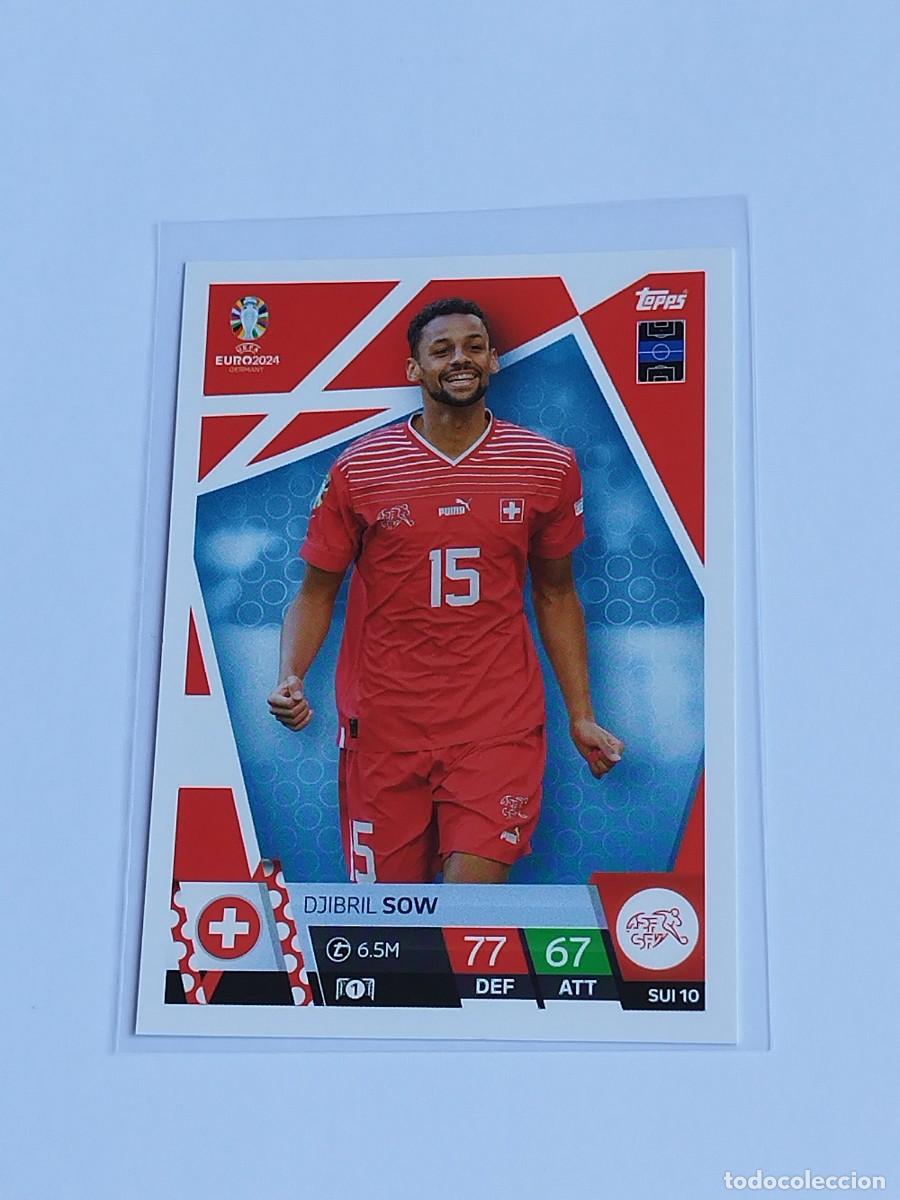 Cromos de F&uacute;tbol: SOW #SUI 10 SUIZA - TOPPS EUROCOPA 2024 MATCH ATTAX - UEFA EURO GERMANY 24 SUI10