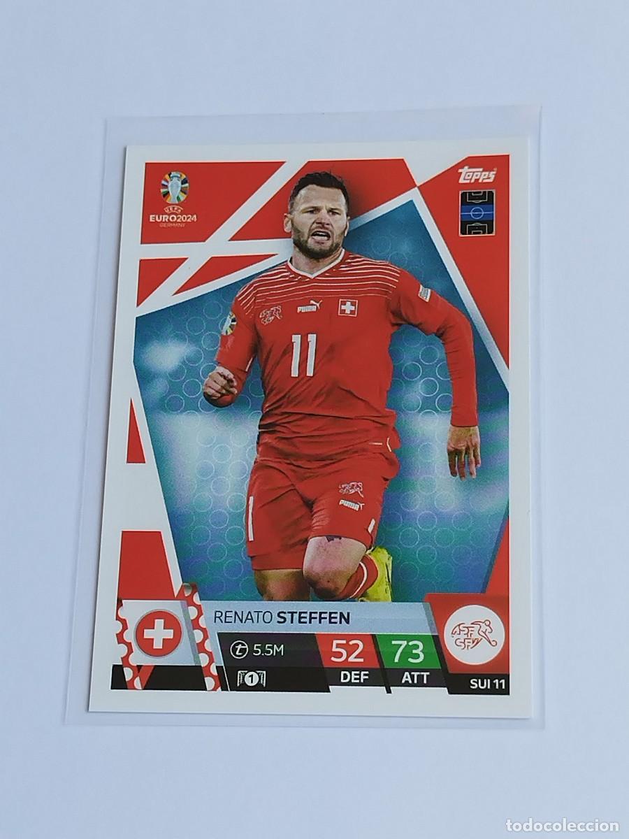 Figurine di Calcio: STEFFEN #SUI 11 SUIZA - TOPPS EUROCOPA 2024 MATCH ATTAX - UEFA EURO GERMANY 24 SUI11