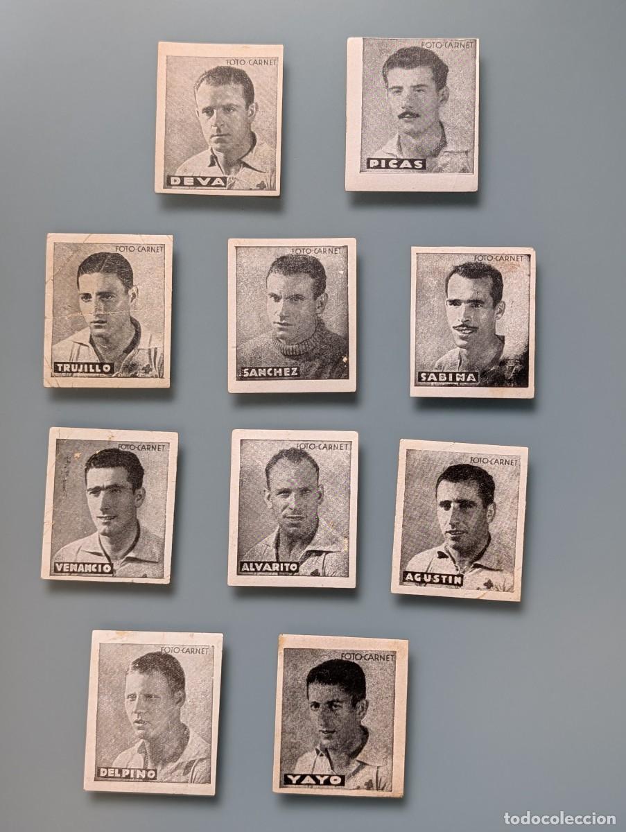Cromos de F&uacute;tbol: DIFICIL LOTE CASI COMPLETO 10 CROMOS VALENCIA LIGA 1942 1943 42/43 LIBRETA DEPORTIVA FUTBOL FOOTBALL