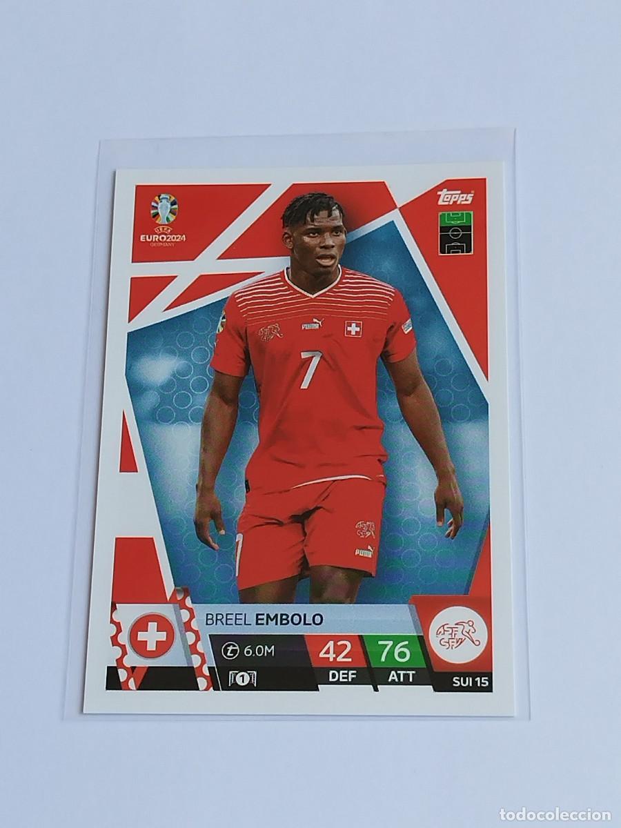 Cromos de F&uacute;tbol: EMBOLO #SUI 15 SUIZA - TOPPS EUROCOPA 2024 MATCH ATTAX - UEFA EURO GERMANY 24 SUI15