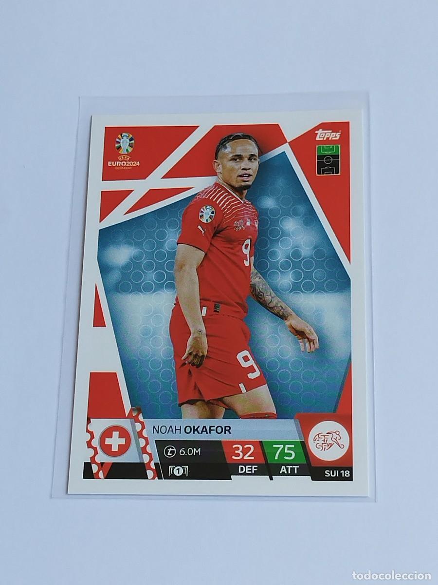 Cromos de F&uacute;tbol: OKAFOR #SUI 18 SUIZA - TOPPS EUROCOPA 2024 MATCH ATTAX - UEFA EURO GERMANY 24 SUI18