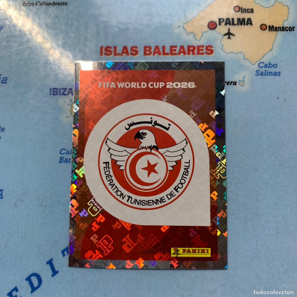 Cromos de F&uacute;tbol: Tunez n&uacute;mero 1 cromo panini Mundial Fifa World Cup 2026