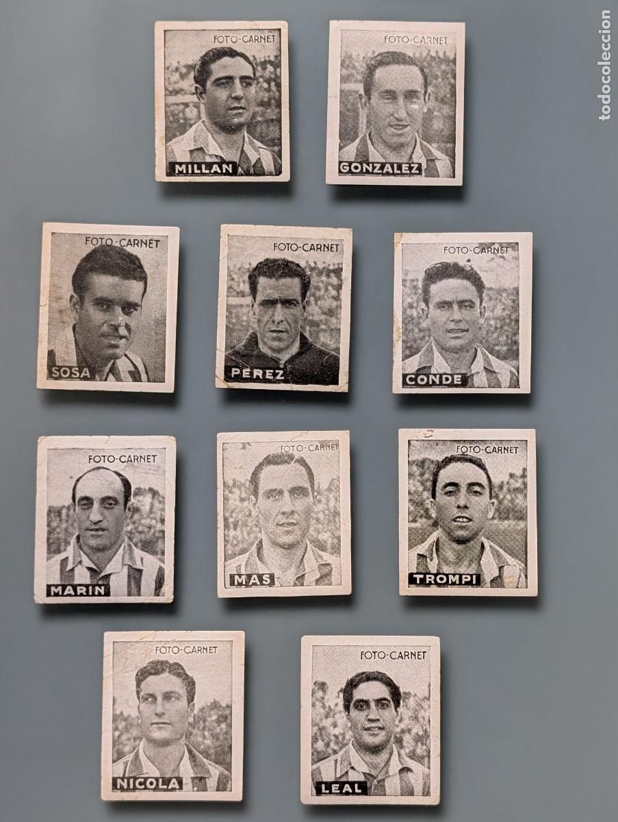 Cromos de F&uacute;tbol: DIFICIL LOTE CASI COMPLETO 10 CROMOS GRANADA LIGA 1942 1943 42/43 LIBRETA DEPORTIVA FUTBOL ANDALUCIA