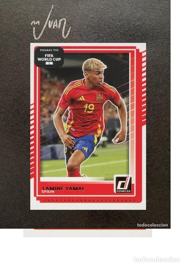 Cromos de F&uacute;tbol: N&ordm; 10 LAMINE YAMAL ESPA&Ntilde;A FC BARCELONA ⚽ PANINI &reg; DONRUSS ROAD TO FIFA WORLD CUP 2026 25 26 NUEVO