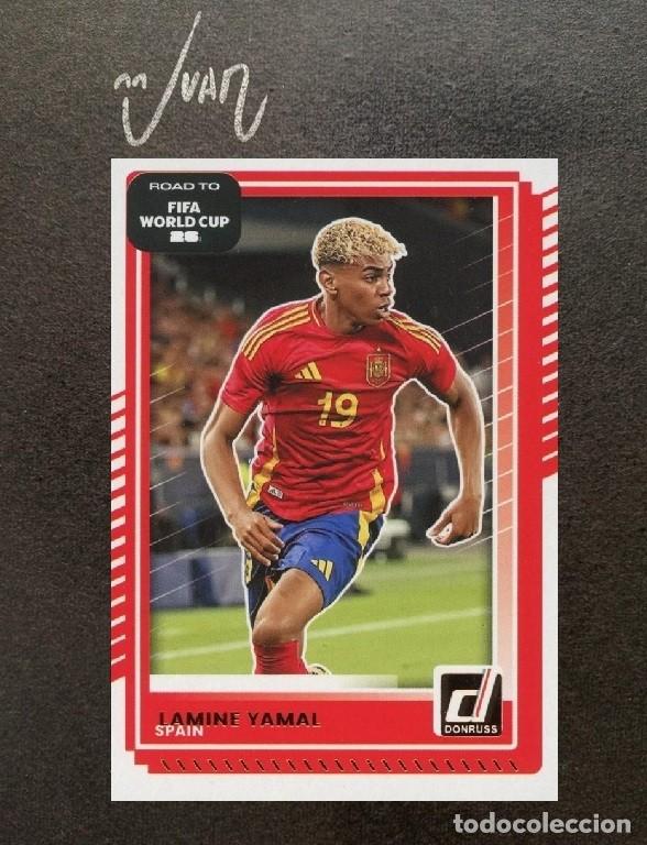 Cartes &agrave; collectionner de Football: N&ordm; 10 LAMINE YAMAL ESPA&Ntilde;A FC BARCELONA ⚽ PANINI &reg; DONRUSS ROAD TO FIFA WORLD CUP 2026 25 26 NUEVO