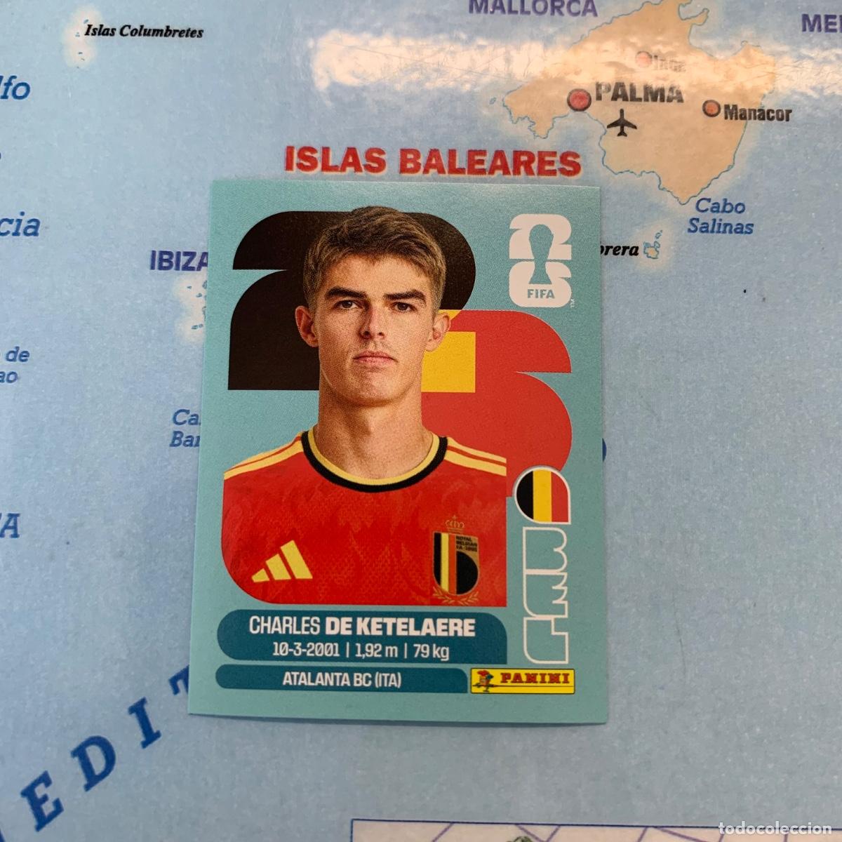 Cromos de F&uacute;tbol: B&eacute;lgica n&uacute;mero 17 cromo panini Mundial Fifa World Cup 2026