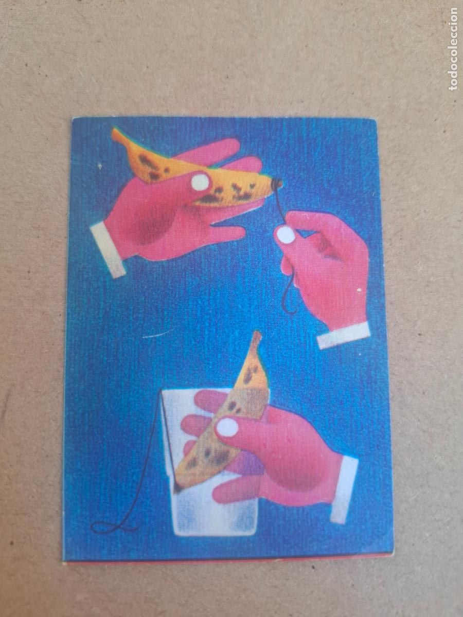 Fu&szlig;ball-Sticker: EL LIBRO DE LOS JUEGOS BIMBO - !VAMOS A HACER MAGIA! N&ordm; 1 EL PL&Aacute;TANO QUE SUBE Y BAJA (NUNCA PEGADO)