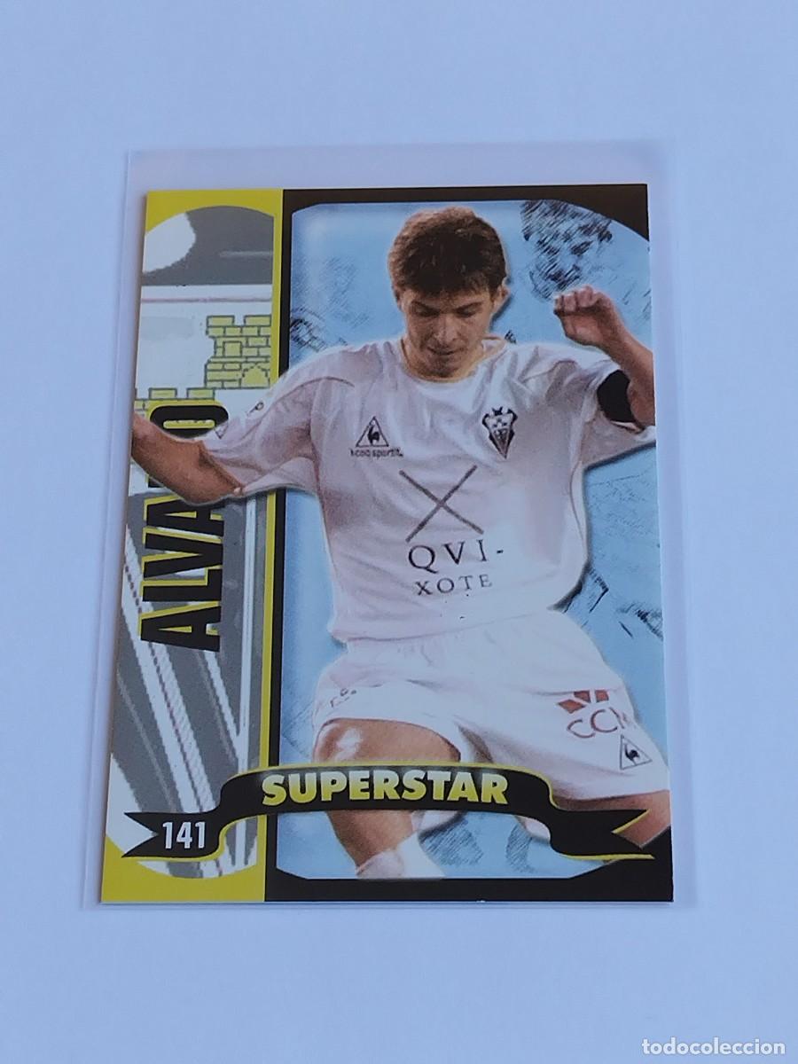 Cromos de F&uacute;tbol: &Aacute;LVARO SUPERSTAR MATE #141 ALBACETE BALOMPIE - MUNDICROMO TOP LA LIGA 2004 2005 MC 04 05