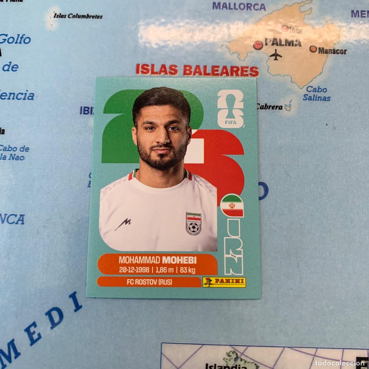 Football Stickers: Iran n&uacute;mero 16 cromo panini Mundial Fifa World Cup 2026