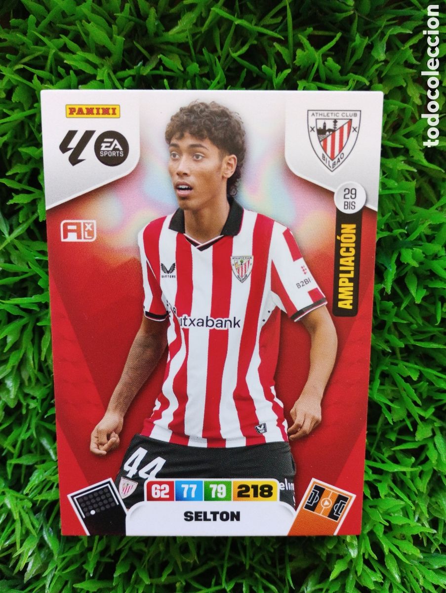 Football Stickers: Selton Athletic Bilbao AMPLIACION Adrenalyn 25-26 # 29 BIS