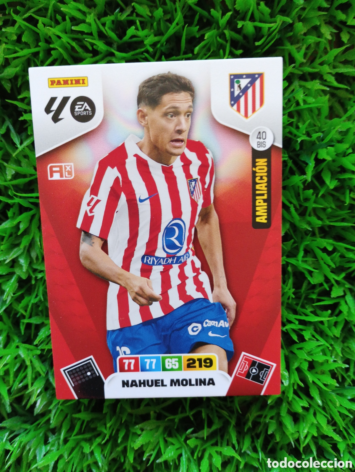 Football Stickers: Nahuel Molina Atletico De Madrid AMPLIACION Adrenalyn 25-26 # 40 BIS