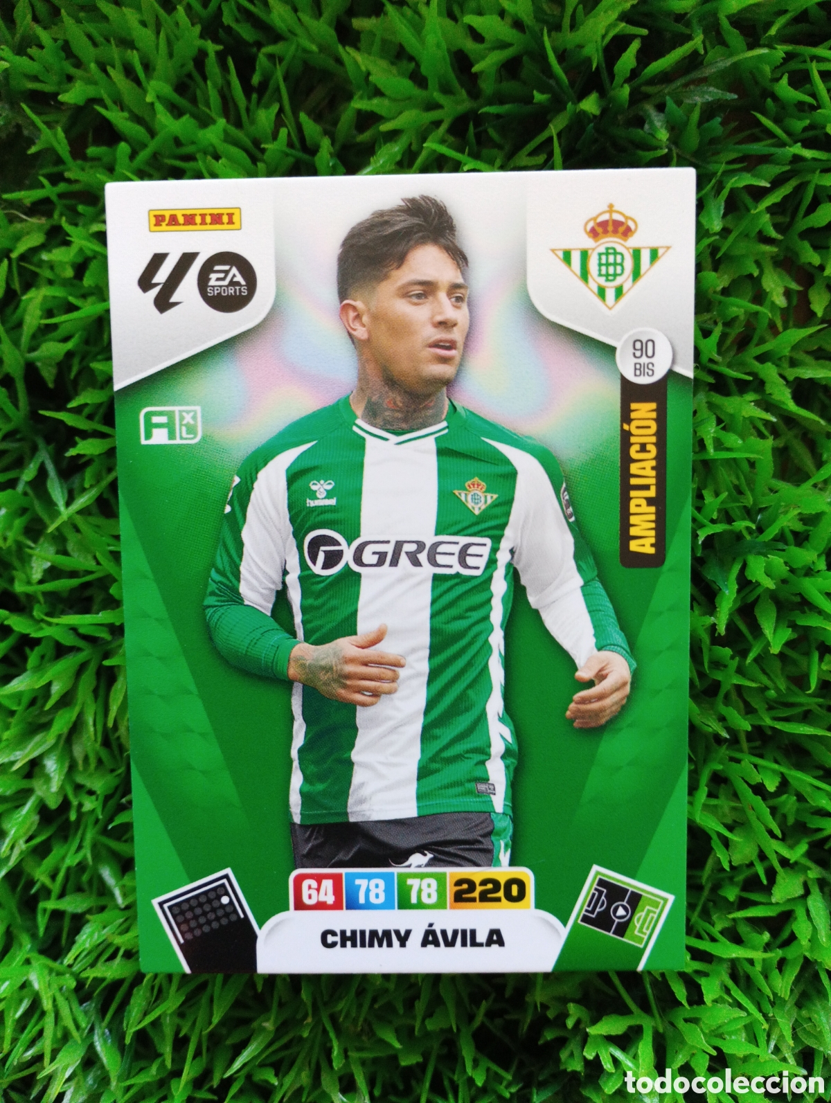 Football Stickers: Chimy Avila Betis AMPLIACION Adrenalyn 25-26 # 90 BIS