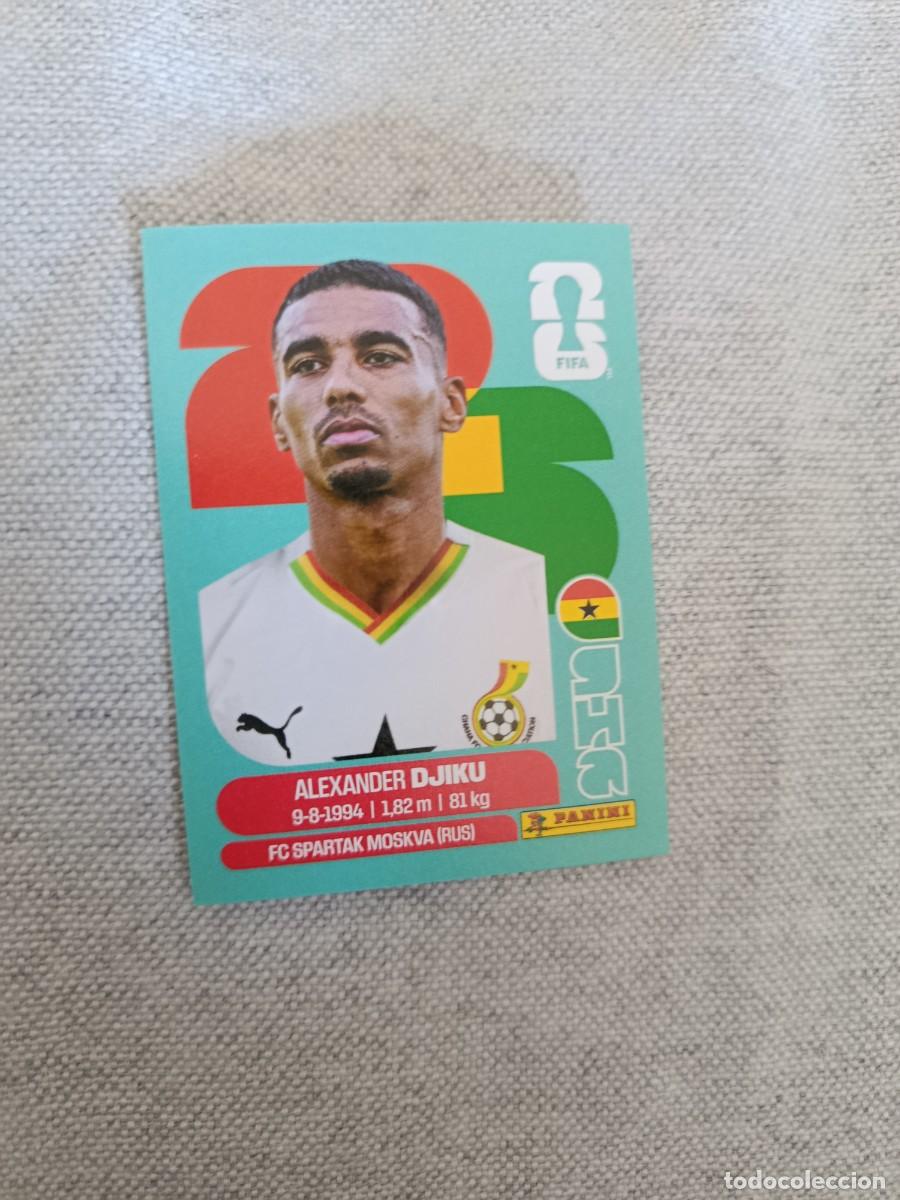 Cromos de F&uacute;tbol: Panini Mundial 2026 Estados Unidos-Mexico. 6- Djiku. Ghana. Nunca pegado.