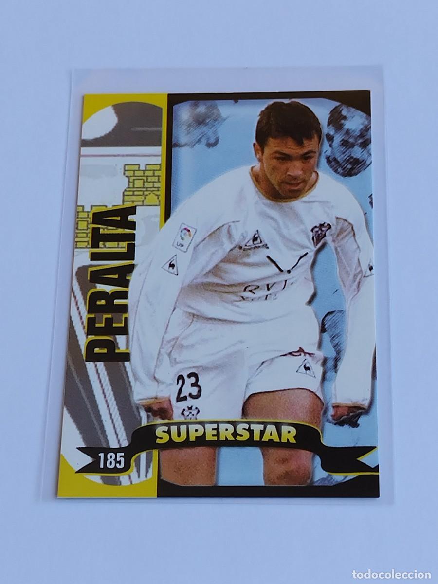 Cromos de F&uacute;tbol: PERALTA SUPERSTAR BRILLO MATE #185 ALBACETE BALOMPIE - MUNDICROMO TOP LA LIGA 2004 2005 MC 04 05