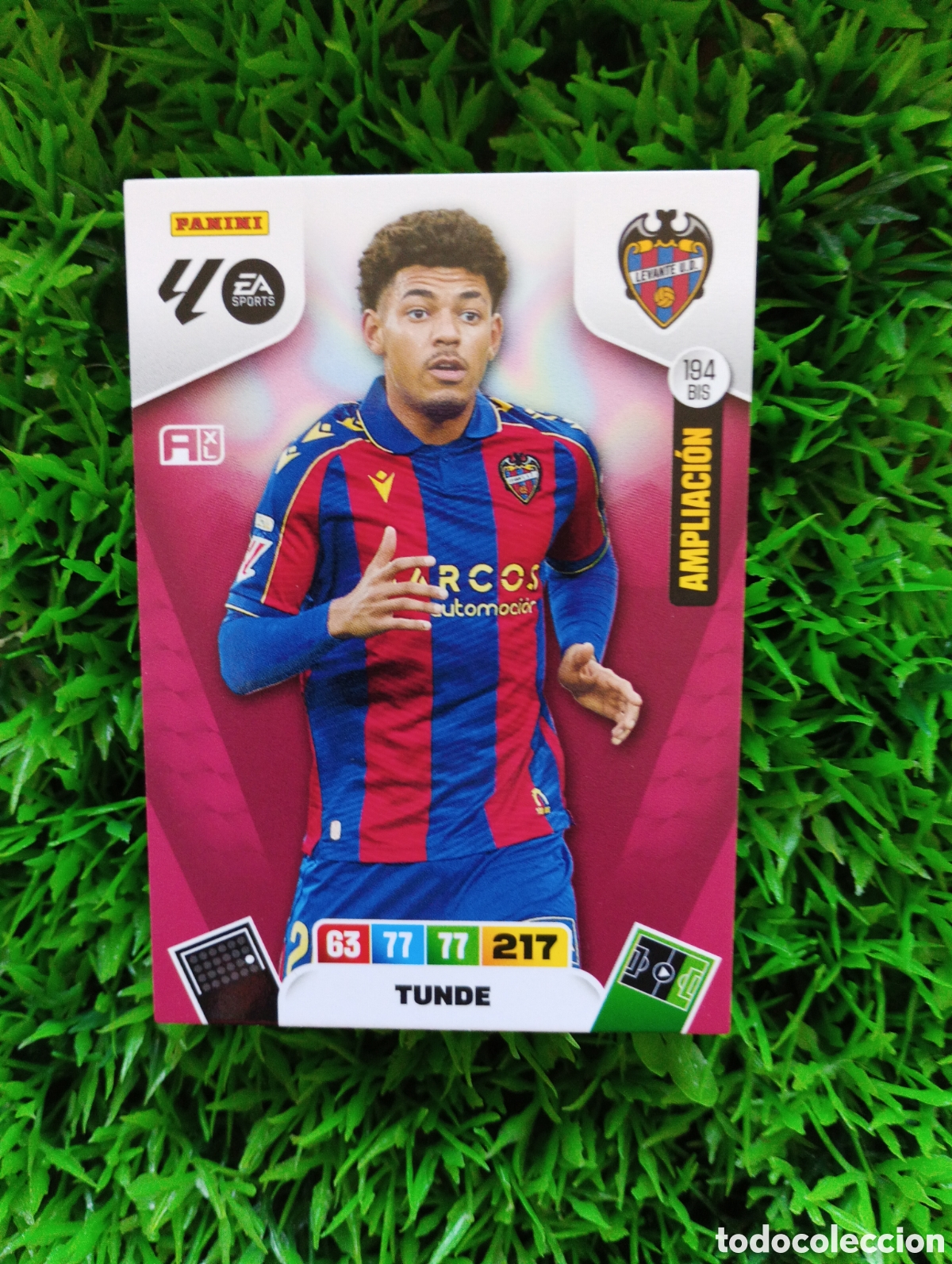 Cromos de F&uacute;tbol: Tunde Levante AMPLIACION Adrenalyn 25-26 # 194 BIS