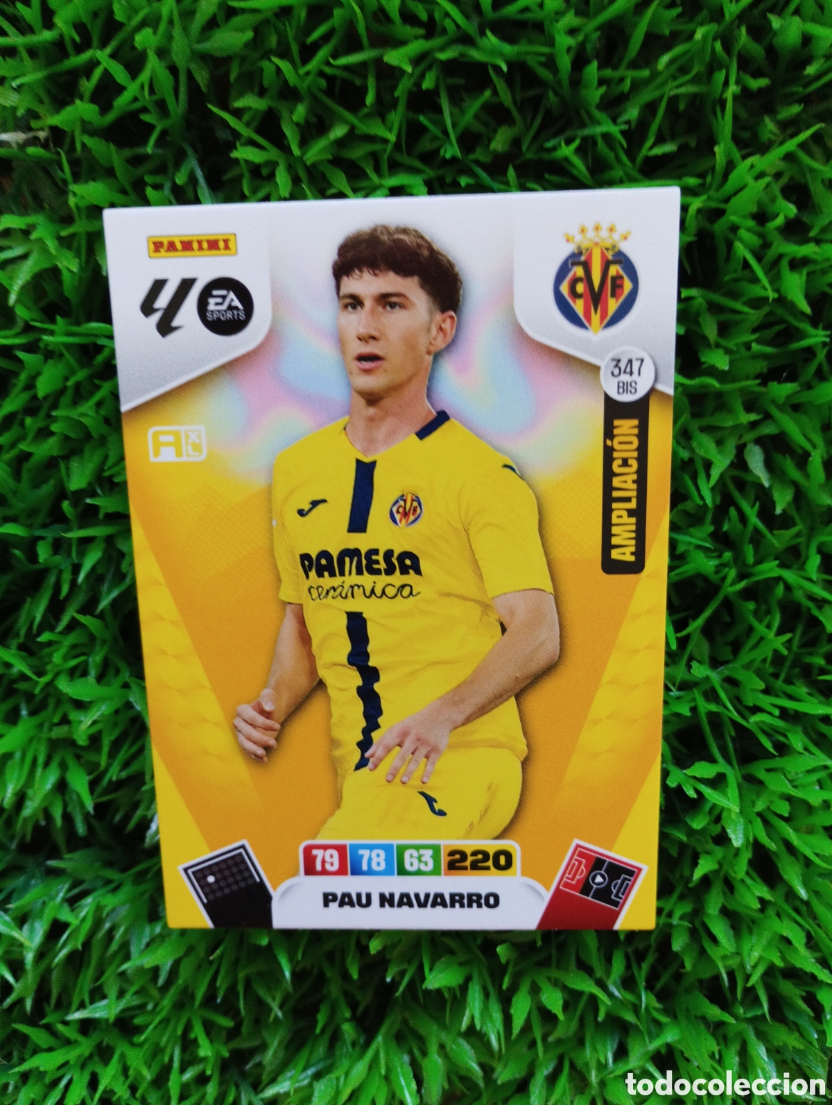 Cromos de F&uacute;tbol: Pau Navarro Villarreal AMPLIACION Adrenalyn 25-26 # 347 BIS