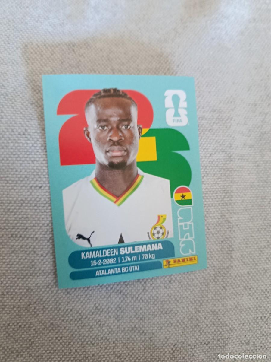 Cromos de F&uacute;tbol: Panini Mundial 2026 Estados Unidos-Mexico. 12- Sulemana. Ghana. Nunca pegado.