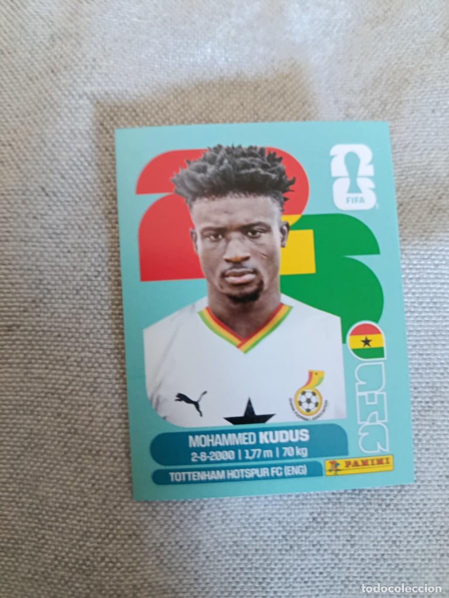 Cromos de F&uacute;tbol: Panini Mundial 2026 Estados Unidos-Mexico. 14- Kudus. Ghana. Nunca pegado.