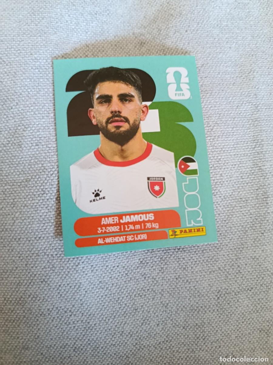 Cromos de F&uacute;tbol: Panini Mundial 2026 Estados Unidos-Mexico. 14- Jamous. Jordania. Nunca pegado.