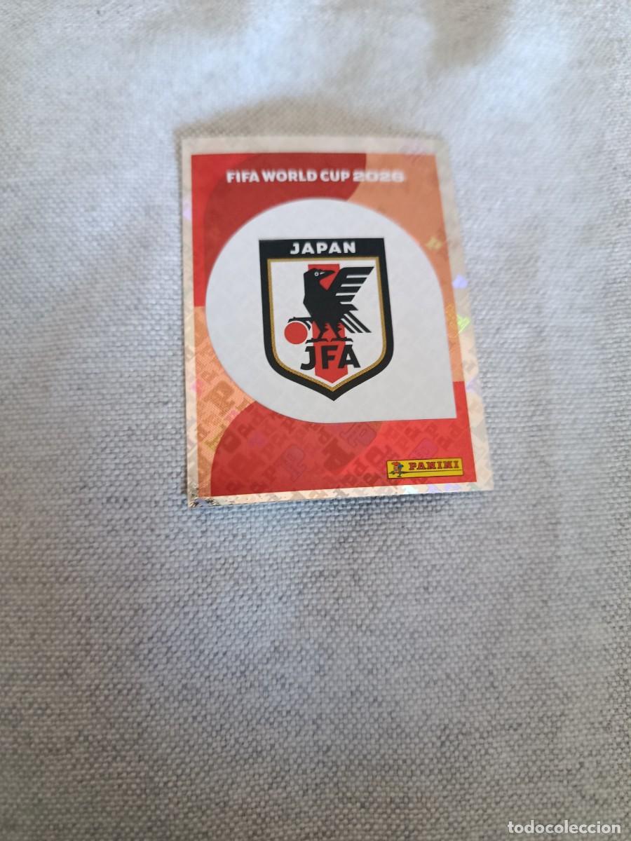 Cromos de F&uacute;tbol: Panini Mundial 2026 Estados Unidos-Mexico. 1- Escudo. Jap&oacute;n. Nunca pegado.