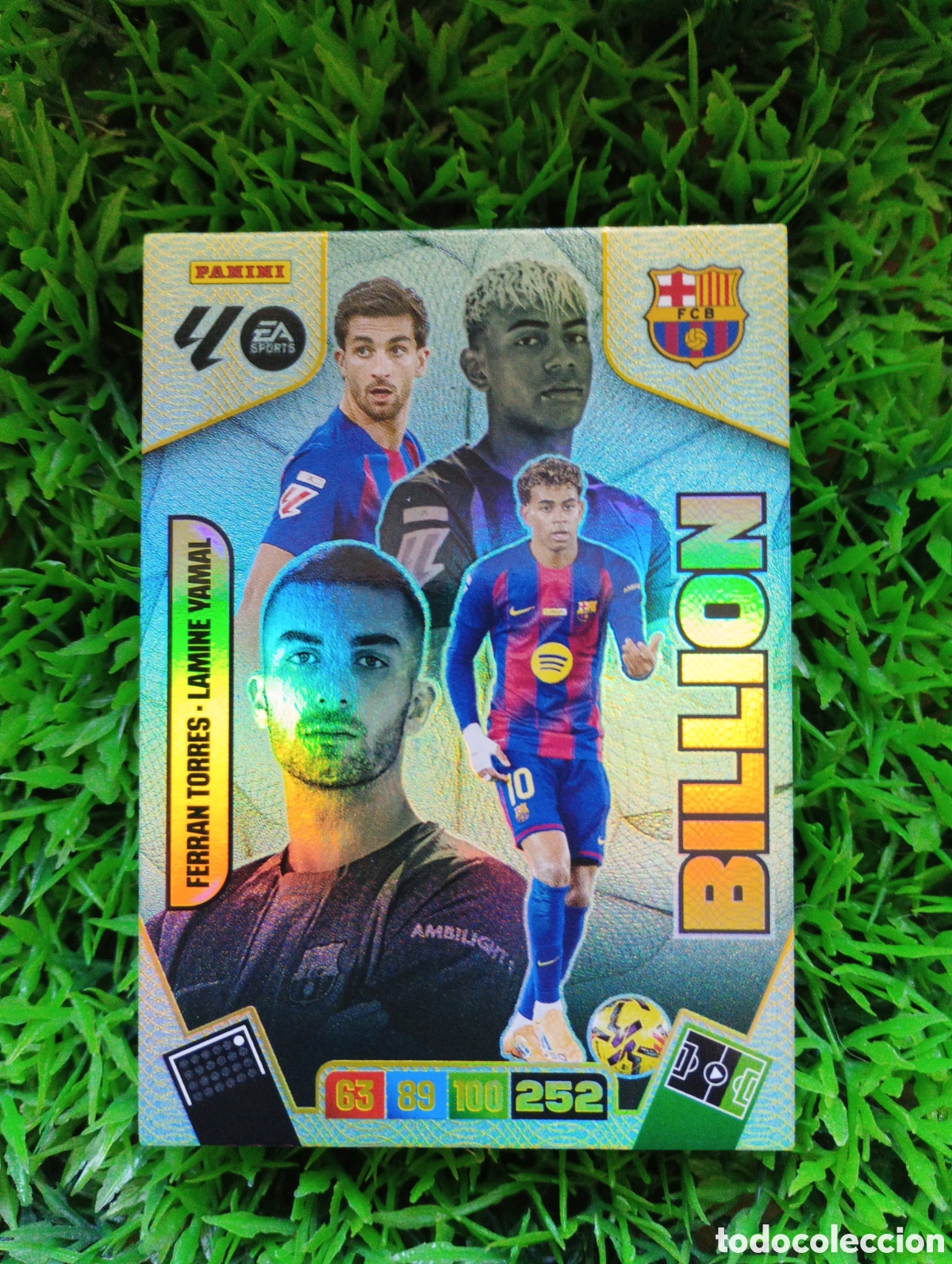 Cromos de Futebol: Ferran Torres - Lamine Yamal Barcelona BILLION Adrenalyn 25-26