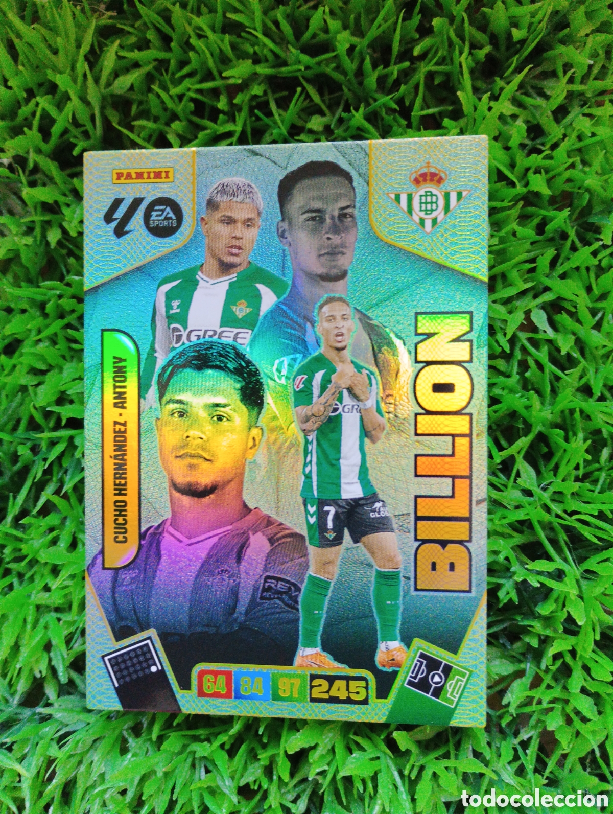 Cromos de F&uacute;tbol: Cucho Hernandez- Antony Betis BILLION Adrenalyn 25-26