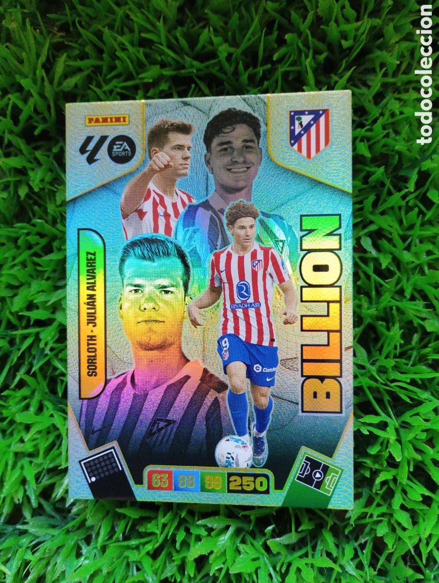 Cromos de Futebol: Sorloth-Julian Alvarez Atletico De Madrid BILLION Adrenalyn 25-26