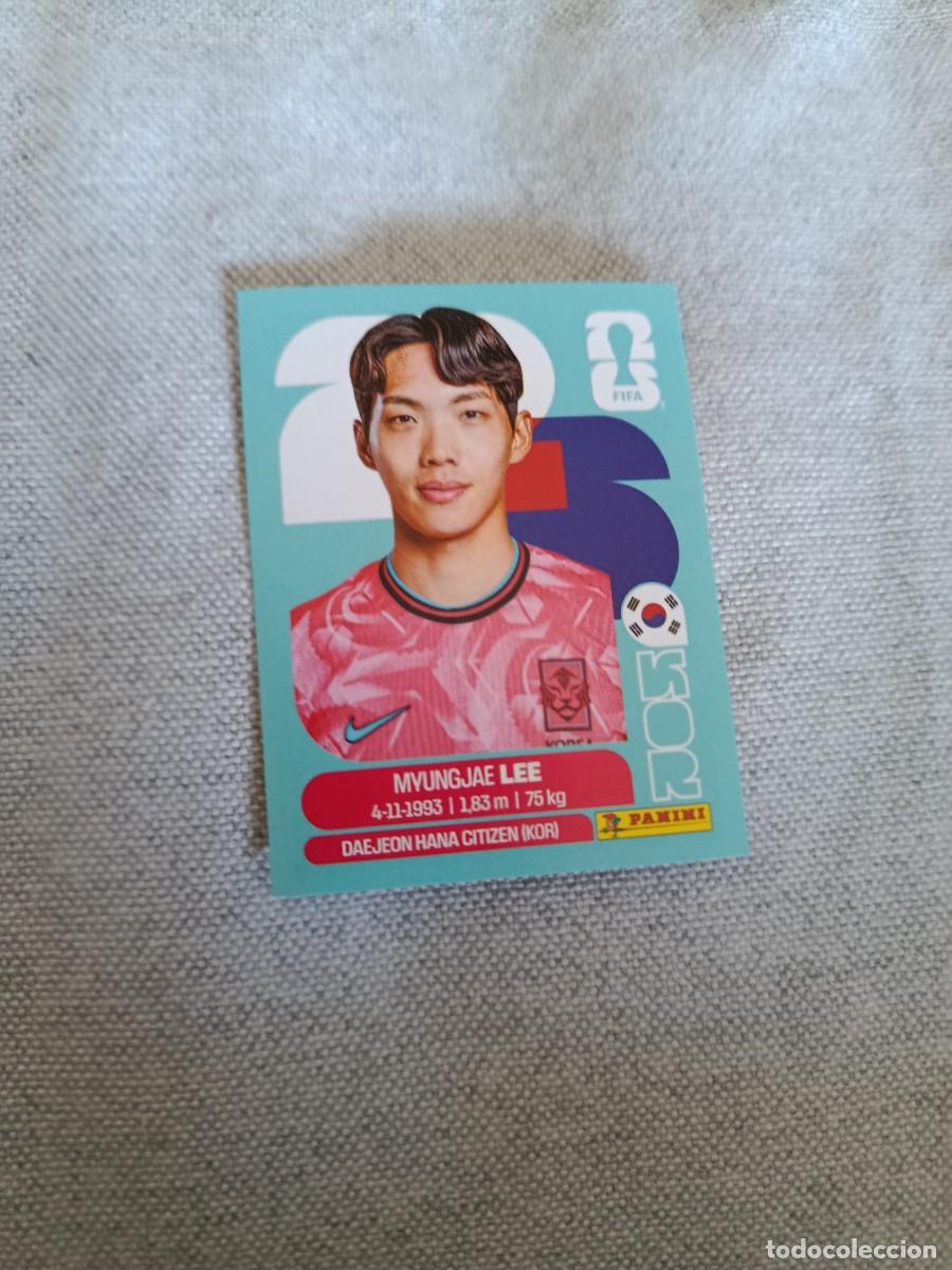 Cromos de F&uacute;tbol: Panini Mundial 2026 Estados Unidos-Mexico. 9- Lee. Corea del Sur. Nunca pegado.