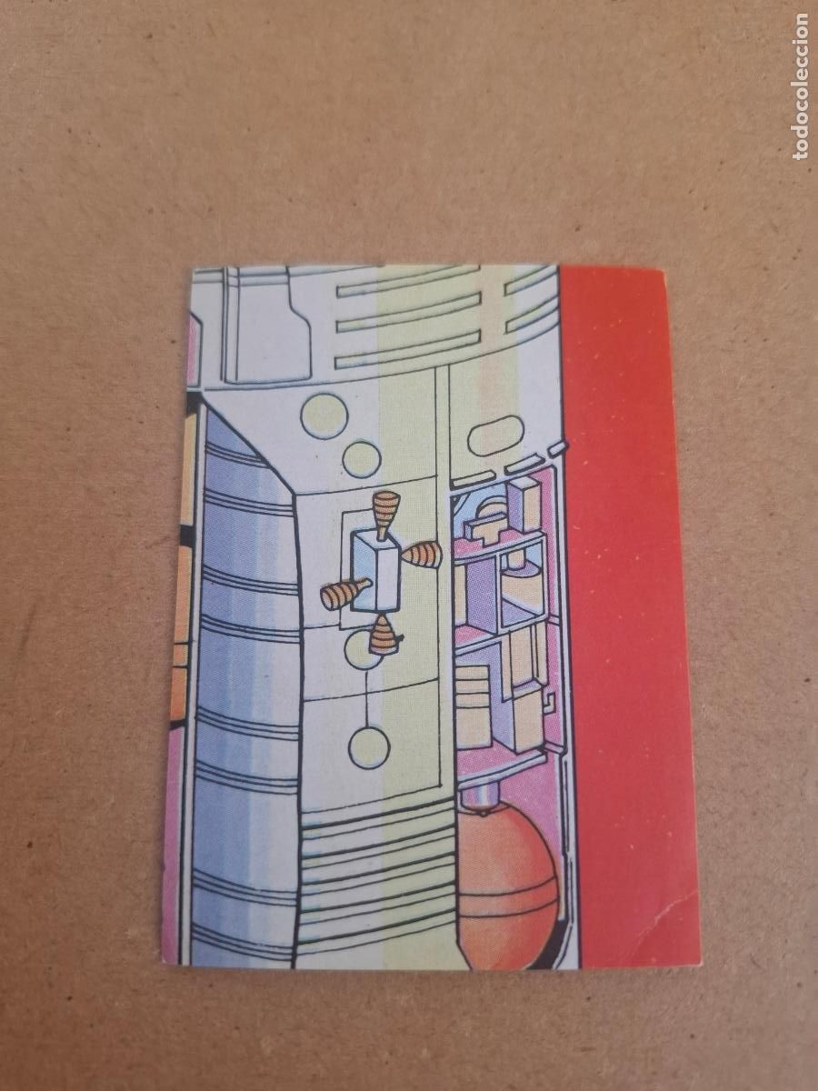 Cromos de F&uacute;tbol: EL LIBRO DE LOS JUEGOS BIMBO - LA AVENTURA DEL ESPACIO - 19 INTERIOR NAVE ESPACIAL NUNCA PEGADO