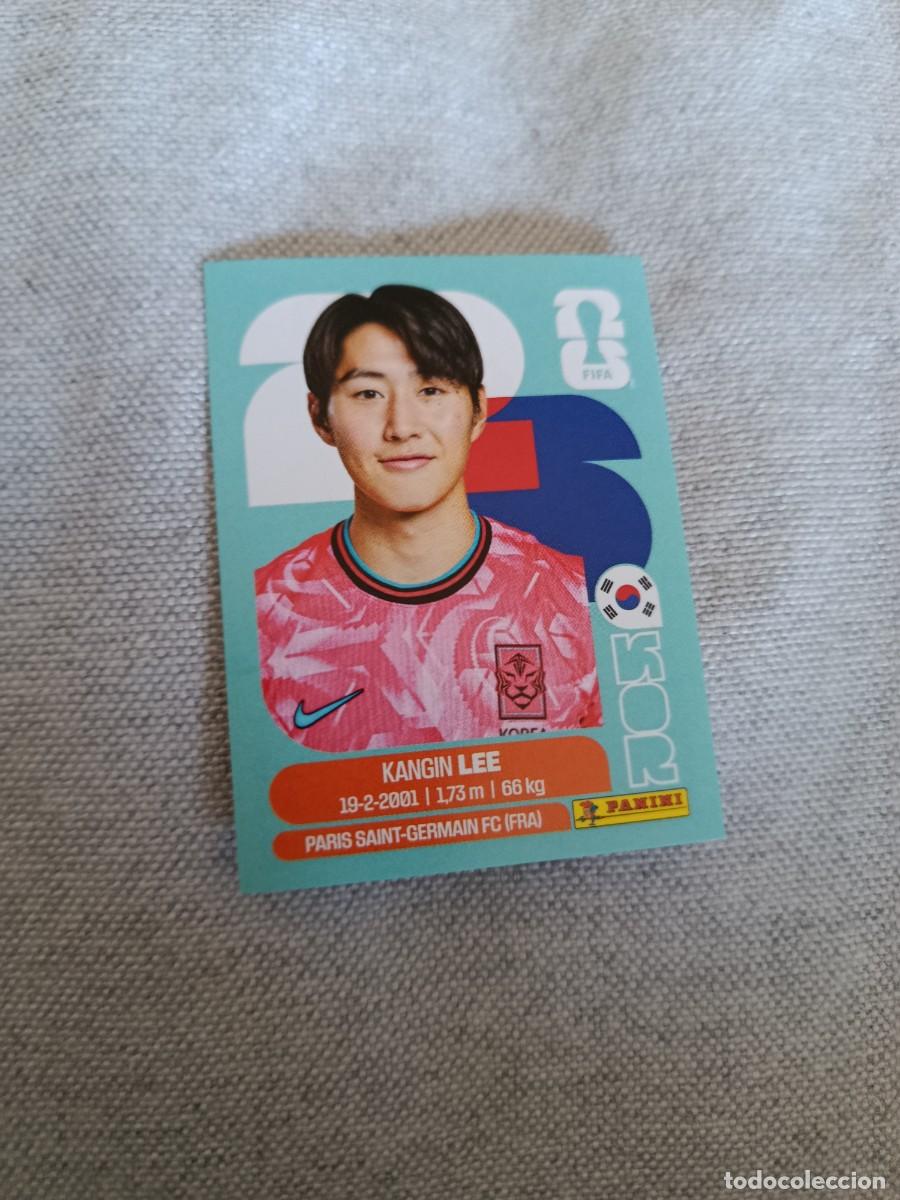 Cromos de F&uacute;tbol: Panini Mundial 2026 Estados Unidos-Mexico. 12- Lee. Corea del Sur. Nunca pegado.