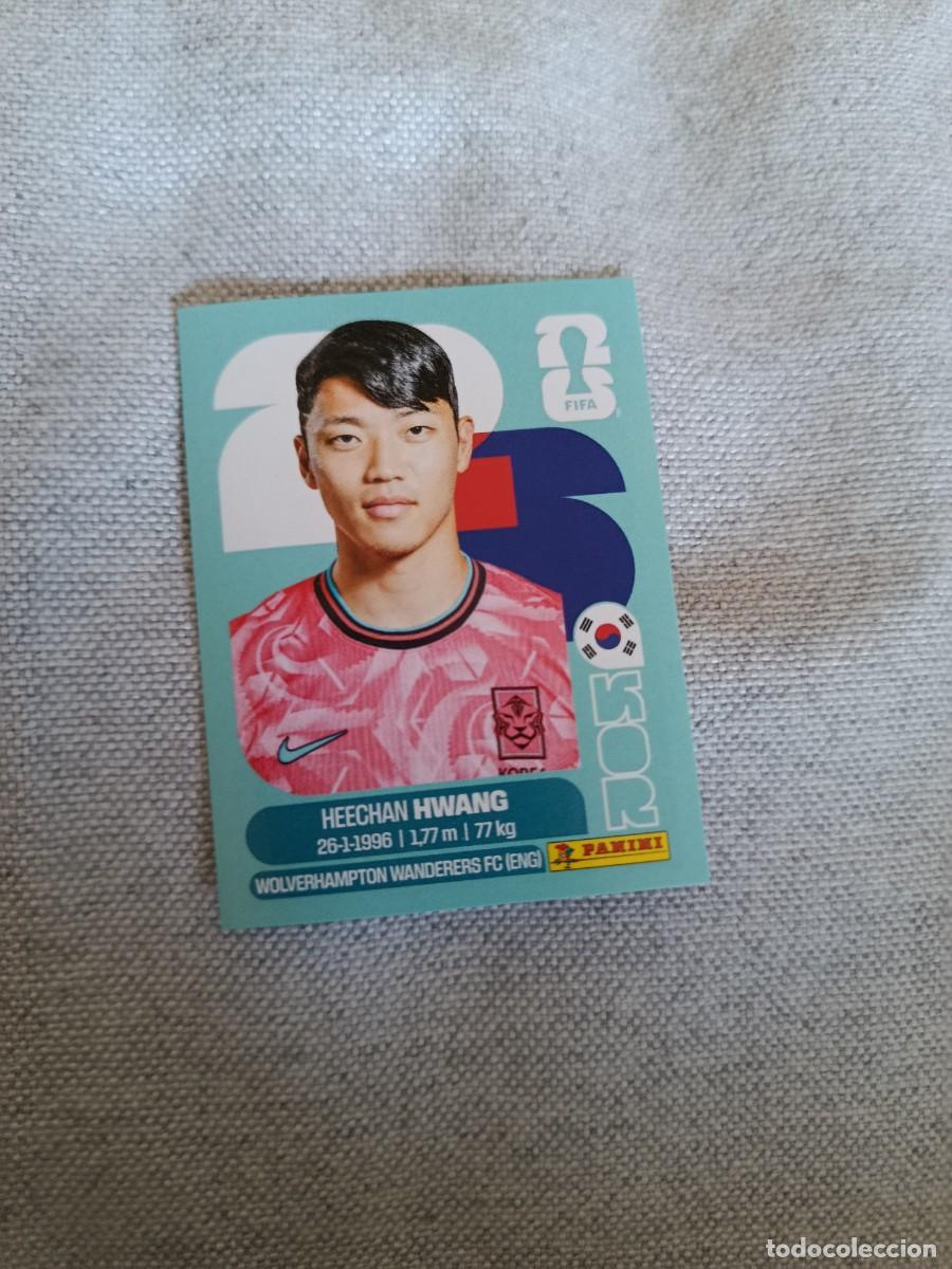 Cromos de F&uacute;tbol: Panini Mundial 2026 Estados Unidos-Mexico. 19- Hwang. Corea del Sur. Nunca pegado.